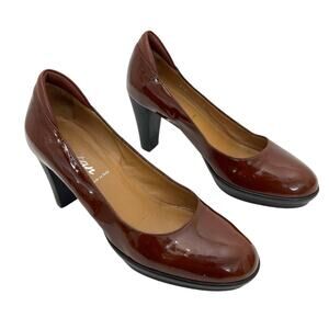 Voltan Made in Italy Brown Patent Leather Pumps Shoes | Size: IT 37 (US 6.5)